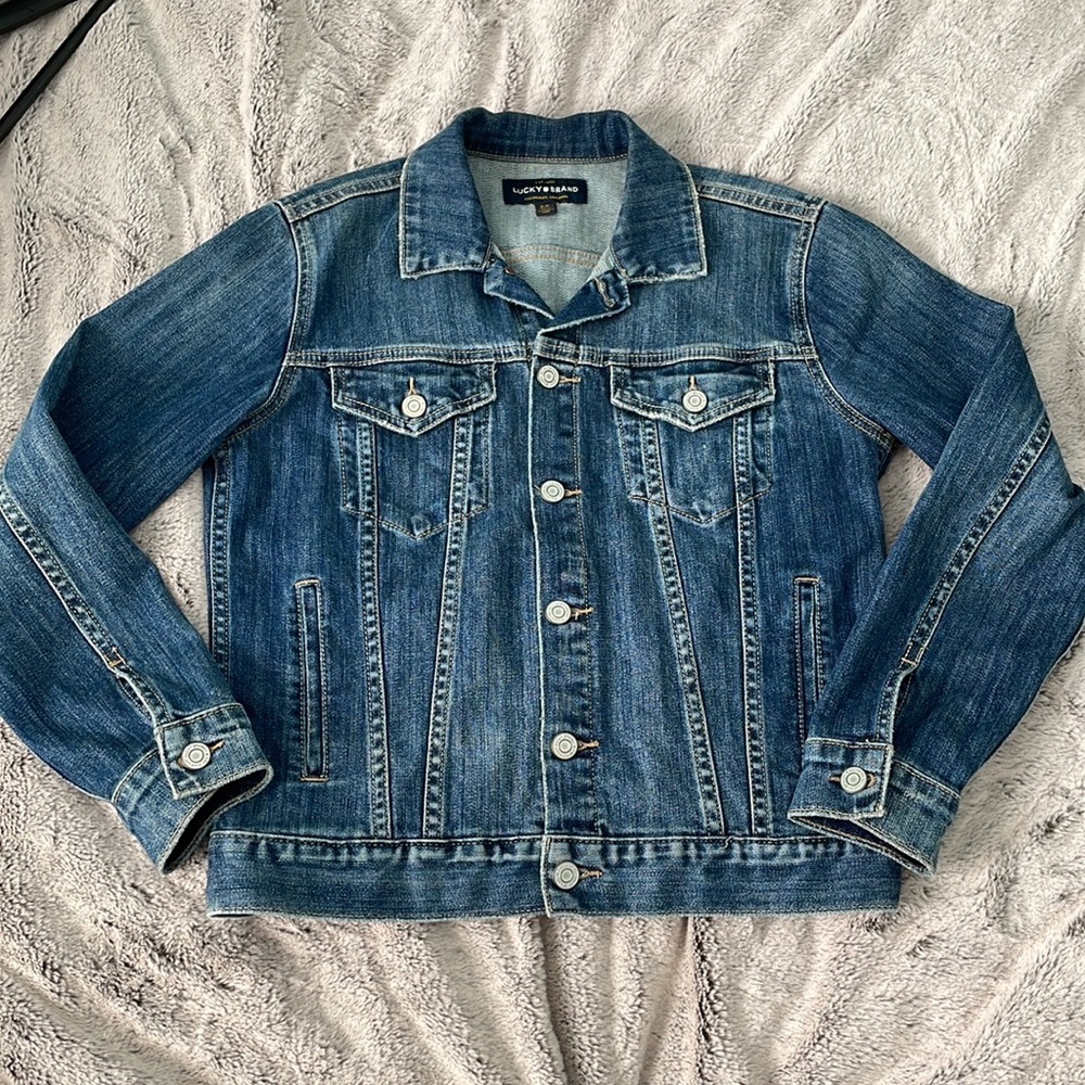 Lucky Brand The Tomboy Trucker Jean Jacket Size Small